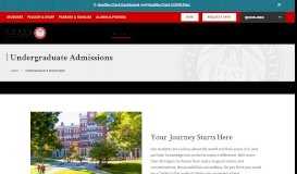 
							         Undergraduate and Graduate Admissions | Clark University								  
							    