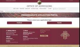 
							         Undergraduate Application Portal - FSU Admissions - Florida State ...								  
							    