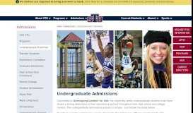 
							         Undergraduate Freshmen - St Thomas University								  
							    