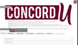 
							         Undergraduate Students | Concord University								  
							    