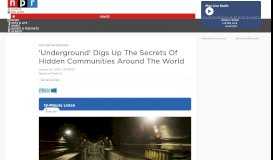 
							         'Underground' Digs Up The Secrets Of Hidden Communities Around ...								  
							    