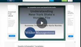 
							         Understanding New York State's Vendor File - ppt video online ...								  
							    