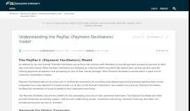 
							         Understanding the PayFac model | Worldpay ONE Developer ... - Vantiv								  
							    