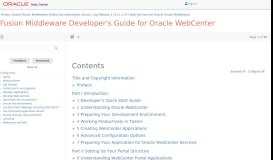
							         Understanding WebCenter Portal Applications - Oracle Help Center								  
							    