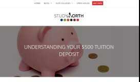 
							         Understanding Your $500 Tuition Deposit – SNI - Study North								  
							    