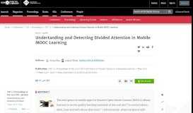 
							         Undertanding and Detecting Divided Attention in Mobile MOOC ...								  
							    