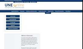 
							         UNE Portal for - University of New England								  
							    