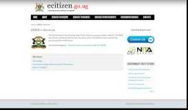 
							         UNEB e-Services | eCitizens								  
							    