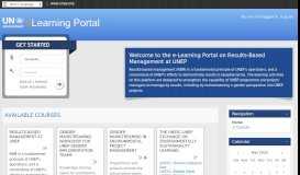 
							         UNEP eLearning Portal								  
							    
