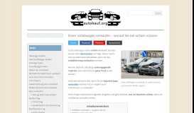 
							         Unfallwagen noch verkaufen – Tipps zum Autoverkauf - Autokauf.org								  
							    