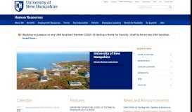 
							         UNH Human Resources - University of New Hampshire								  
							    