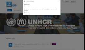 
							         UNHCR Jobs - Home								  
							    