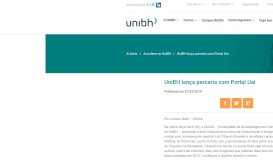 
							         UniBH lança parceria com Portal Uai - UniBH								  
							    