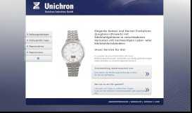 
							         Unichron Industries GmbH | Startseite								  
							    