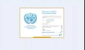 
							         UNIDO - SAP Portal - UNIDO - Procurement Portal								  
							    