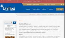 
							         Unified Advisors - Unified Group Services								  
							    