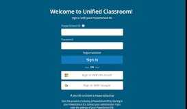 
							         Unified Classroom - PowerSchool								  
							    