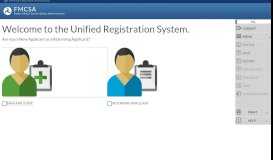 
							         Unified Registration System - FMCSA Portal								  
							    