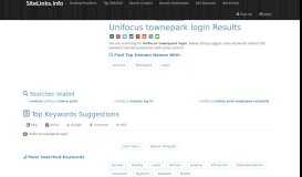
							         Unifocus townepark login Results For Websites Listing								  
							    