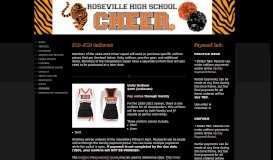 
							         Uniform - Roseville High School Cheer								  
							    