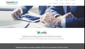 
							         UNIFY ™ Subscriber & Service Management Suite - inventum ...								  
							    