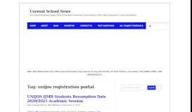 
							         unijos registration portal Archives - Current School News : Current ...								  
							    