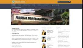 
							         Unika Musi Charitas Palembang: Fakultas Bisnis dan Akuntansi								  
							    