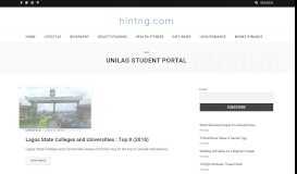 
							         unilag student portal Archives - Hintnaija								  
							    