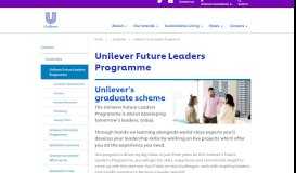 
							         Unilever Future Leaders Programme | Careers | Unilever Australasia								  
							    