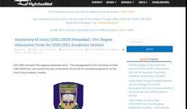 
							         UNILORIN Remedial (Pre-degree) Admission Form 2018/19 ...								  
							    