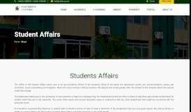 
							         Unilus | Student Affairs - University of Lusaka								  
							    