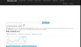 
							         Unimestre.com | 186.250.185.70, Similar Webs, BackLinks Results								  
							    