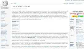 
							         Union Bank of India - Wikipedia								  
							    