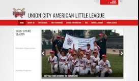 
							         Union City American Little League > Home								  
							    