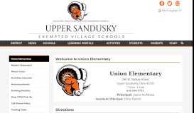 
							         Union Elementary - Upper Sandusky Exempted Village Schools								  
							    
