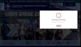 
							         Union Grove ISD: Union Grove Independent School District ...								  
							    