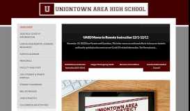 
							         Uniontown Area High School — Uniontown Area School District								  
							    