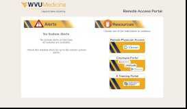 
							         Uniontown Hospital Remote Access Portal								  
							    