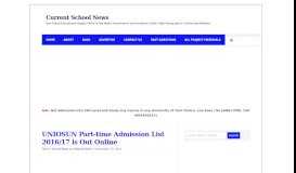 
							         UNIOSUN Part-Time, JUPEB & IJMB Entrance Exam Results ...								  
							    