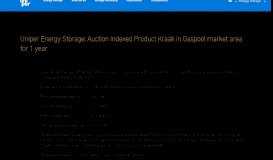 
							         Uniper Energy Storage: Auction Indexed Product Kraak in Gaspool ...								  
							    