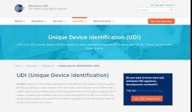 
							         Unique Device Identification (UDI) | GS1								  
							    