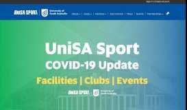 
							         UniSA Sport Homepage								  
							    