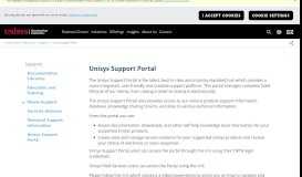
							         Unisys e-Service Portal								  
							    