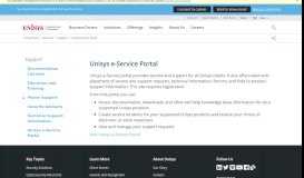 
							         Unisys e-Service Portal | Service and Support | Unisys								  
							    
