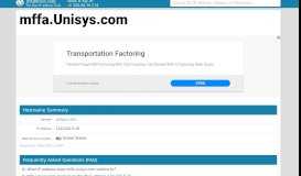 
							         Unisys - Unisys.com Website Analysis and Traffic Statistics for ...								  
							    