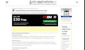 
							         United Airlines Interview Questions & How to Get a Job Tips								  
							    