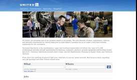 
							         United Airlines Technical Operations jobs								  
							    
