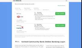
							         United Community Bank Online Banking Login - CC Bank								  
							    