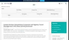 
							         United corporate agency travel management Jetstream - United Hub								  
							    