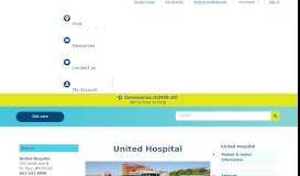
							         United Hospital, St. Paul, MN | Allina Allina Health								  
							    